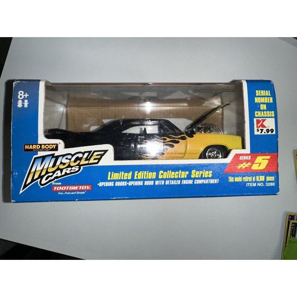 Tootsie Toy HARD BODY Muscle Cars Series 5 1969 PLYMOUTH GTX LE 1 / 10,000